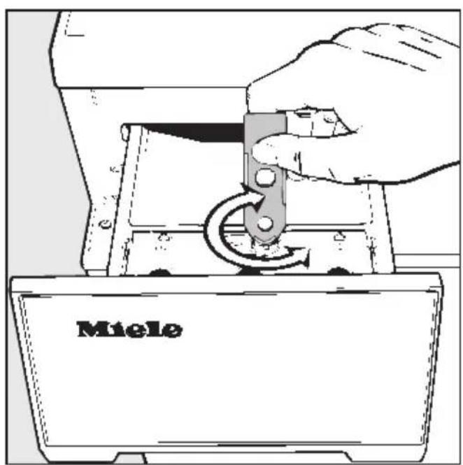 MIELE W 839 - Merkzahl für Wasserhärte ein- stellen - 2