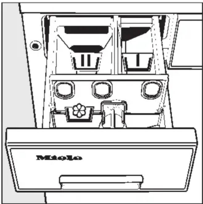MIELE W 839 - Waschmittel einfüllen - 1