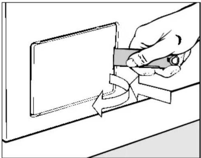 MIELE W 823 - Laugenfilter und Laugen- pumpe reinigen - 2