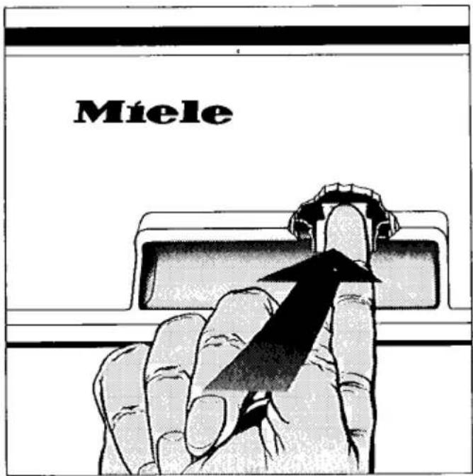 MIELE W 697 - Kindersicherung für den Waschmittelschubkasten - 2