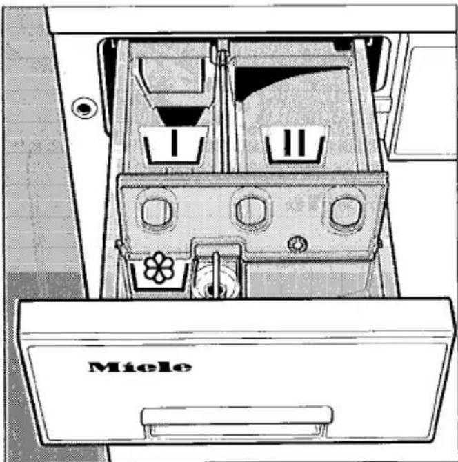 MIELE W 697 - Waschmittelmenge zugeben - 1