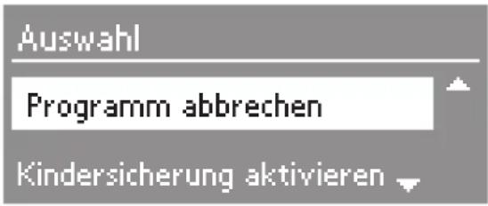 MIELE W 6766 WPS - Abbrechen - 1