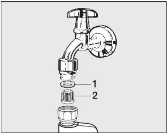 MIELE W 6574 WPS - Wassereinlaufsieb reinigen - 1