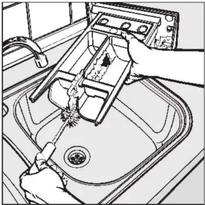 MIELE WS 5425 MC 23 - Einspülkasten reinigen - 2