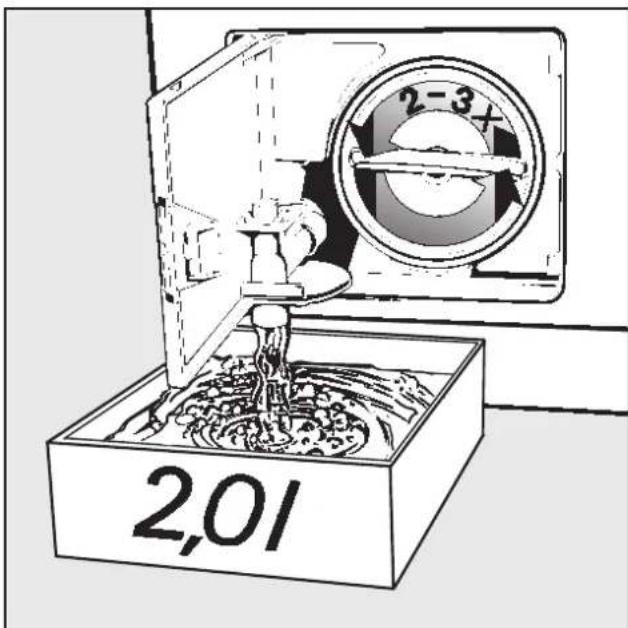 MIELE WS 5073 - Bei Ausführung mit Laugenpumpe: - 2