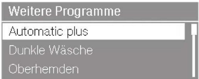 MIELE WMR861 WPS - Programmwahl - 3