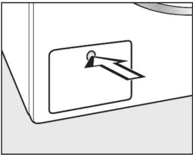 MIELE WMR861 WPS - Tür öffnen bei verstopftem Ablauf und/oder Stromausfall - 1