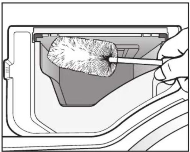 MIELE WMR861 WPS - Sitz des Waschmittel-Einspülkastens reinigen - 1