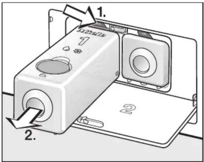 MIELE WMV960 WPS XL - Verwendung von Kartuschen - 1