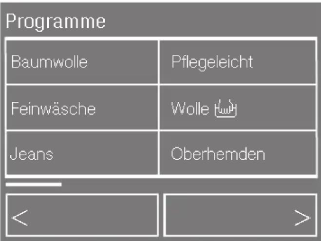 MIELE WMV960 WPS XL - Programm wählen - 1