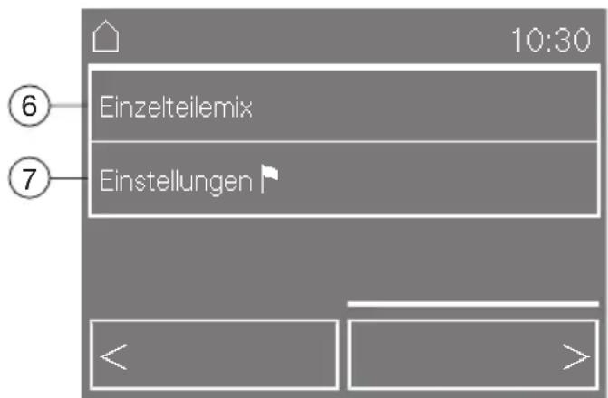 MIELE WMV960 WPS XL - ⑤ Navigationstasten - 1