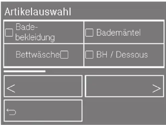 MIELE WMV960 WPS XL - Artikelauswahl - 1