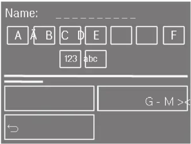 MIELE WMV960 WPS XL - Namen eingeben/Favoriten speichern - 1