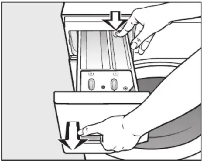 MIELE WDB030 WCS Eco W1 - Waschmittel-Einspülkasten reinigen - 1
