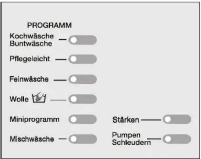 MIELE Novotronic W941 - Programmstart - 1