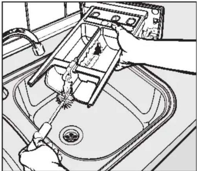 MIELE Novotronic W941 - Waschmittel-Einspülkasten reinigen - 2