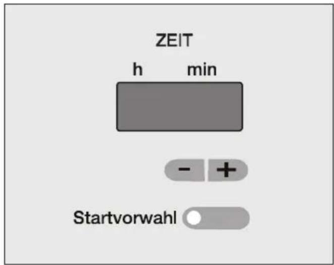 MIELE Novotronic W941 - ⑫Startvorwahl einschalten, wenn gewünscht - 1