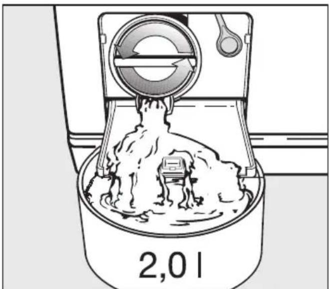 MIELE W439 PLUS WPS - Entleerungsvorgang - 1