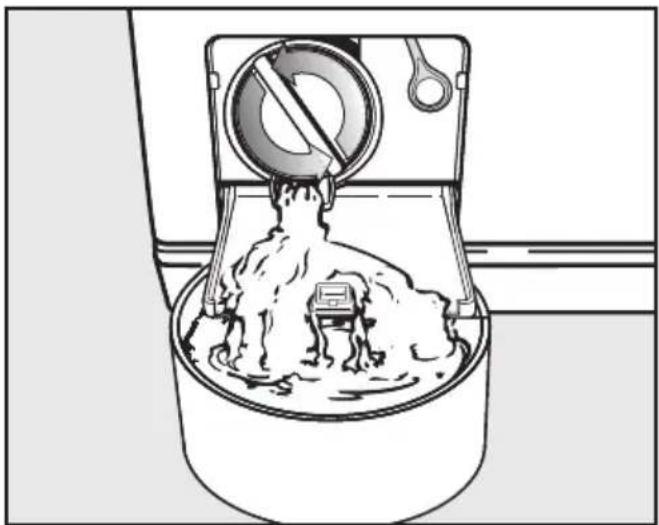 MIELE W3123 - Entleerungsvorgang - 1