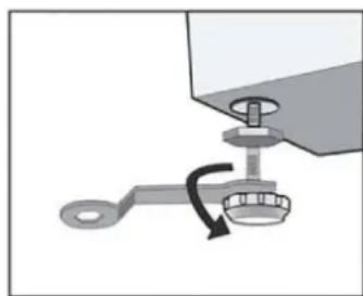 Whiteline WT 1052 - ■ Standfuß einstellen - 1