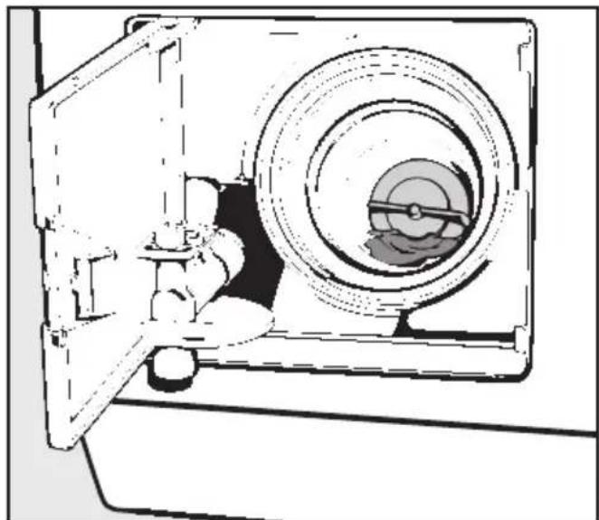 MIELE WT 946 I - Laugenfilter und Laugenpumpe reinigen - 5