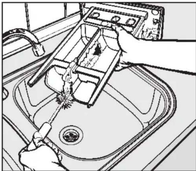 MIELE WS 5446 MC 23 - Einspülkasten reinigen - 2