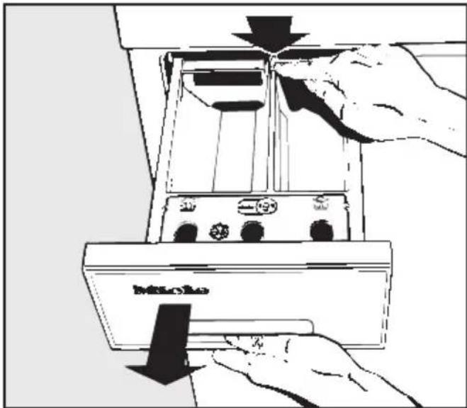 MIELE WS 5446 MC 23 - Einspülkasten reinigen - 1