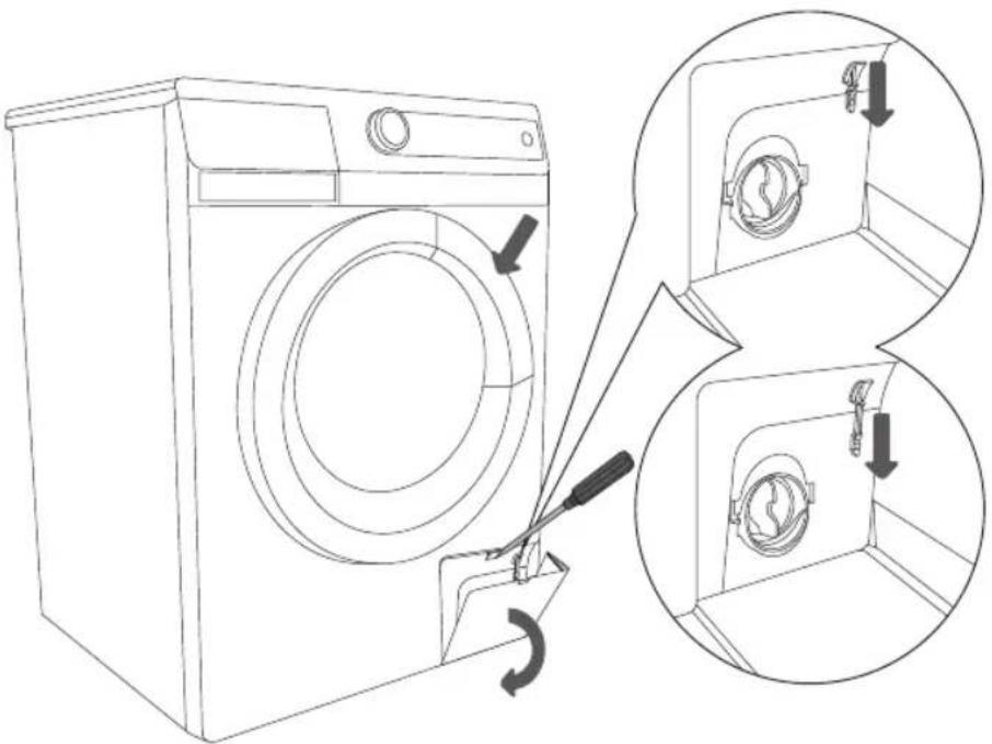GORENJE WA 7960 - Öffnen der Gerätetür (Vorübergehende Unterbrechung/Dauerhafter Abbruch - Programmänderung) - 1
