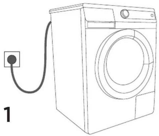 GORENJE W 9564 V - EINSCHALTEN DER WASCHMASCHINE - 1