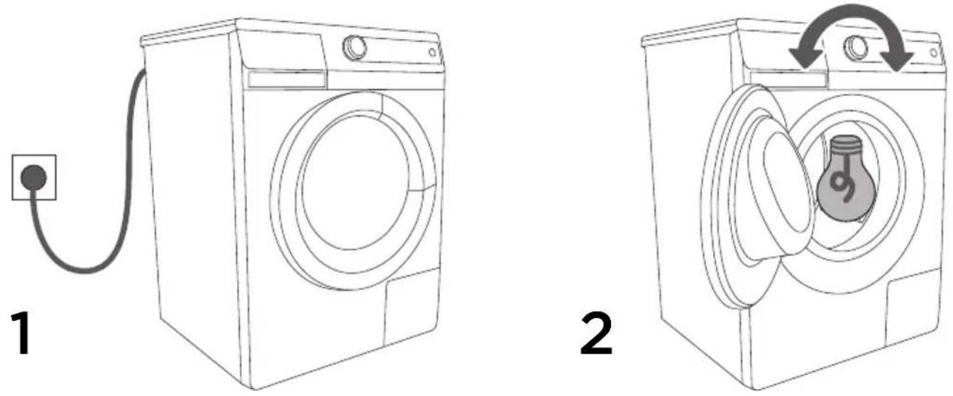 GORENJE W 6543L-S - EINSCHALTEN DER WASCHMASCHINE - 1