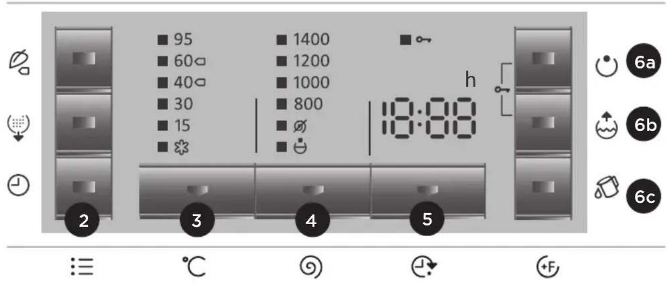 GORENJE W 6543L-S - SCHRITT: AUSWAHL DER EINSTELLUNGEN - 1