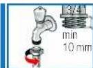 NEFF W5440X1EE - Optimaler Wasserdruck im Leitungsnetz: 100-1000 kPa (1-10 bar) - 3