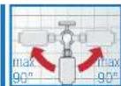 NEFF W5440X1EE - Optimaler Wasserdruck im Leitungsnetz: 100-1000 kPa (1-10 bar) - 1