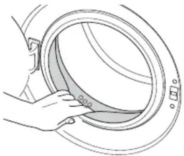BLOMBERG WAF 5340 WE10 - Waschmaschinentür und Trommel reinigen - 1