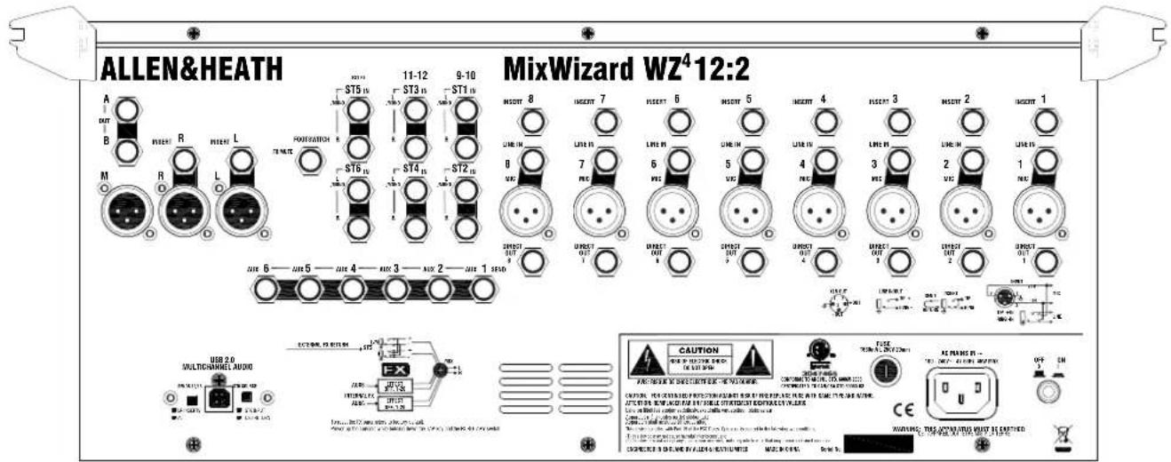 ALLEN & HEATH MixWizard WZ4-12 - A note about balanced connections - 2
