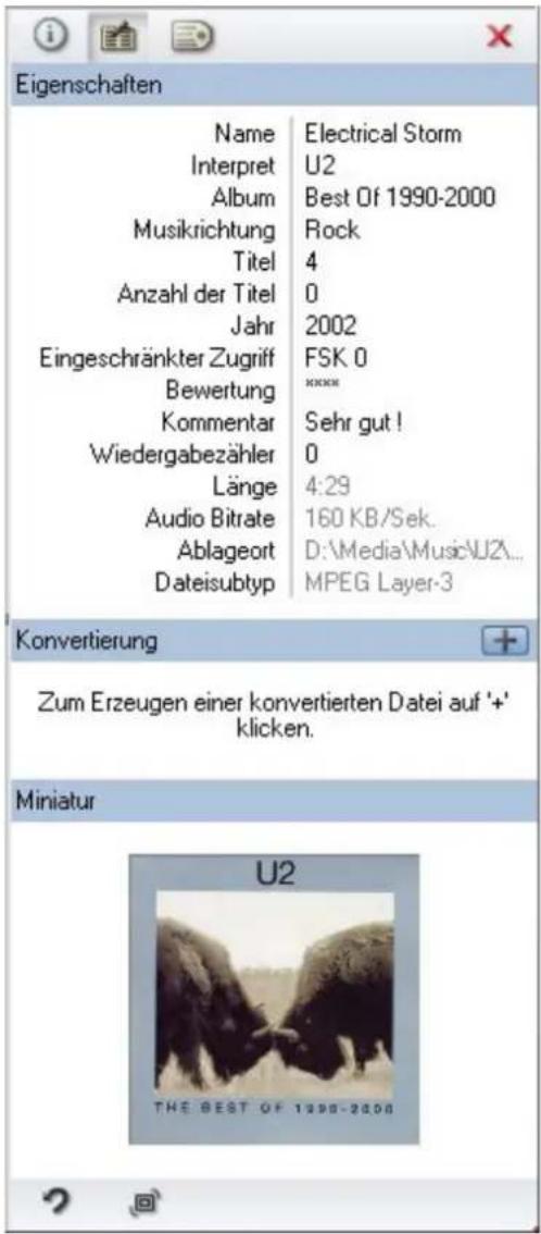 Eigenschaften Name Electrical Storm Interpret U2 Album Best Of 1990-2000 Musikrichtung Rock Titel 4 Anzahl der Titel 0 Jahr 2002 Eingeschränkter Zugriff FSK 0 Bewertung **** Kommentar Sehr gut ! Wiedergabezähler 0 Länge 4:29 Audio Bitrate 160 KB/Sek. Ablageort D:\Media\Music\V2\... Dateisubtyp MPEG Layer-3 Konvertierung Zum Erzeugen einer konvertierten Datei auf '+' klicken. Miniatur U2 THE BEST OF 1990-2000