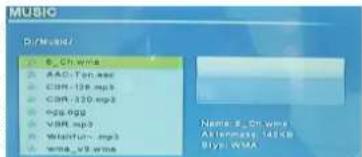 XORO HMB 1000 - Navigieren im Dateibrowser - 1