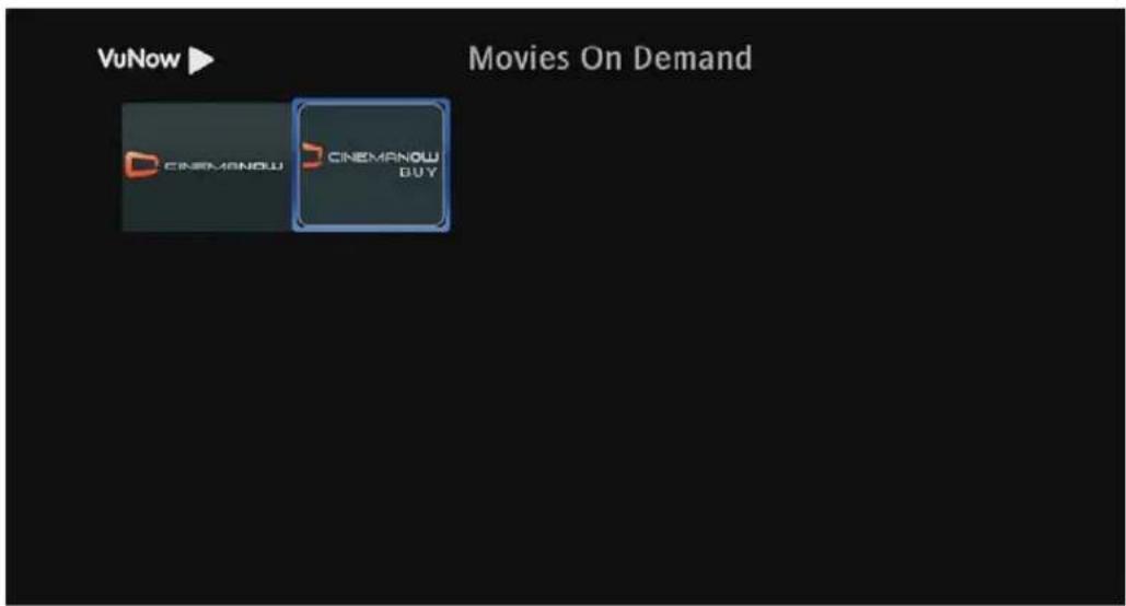 VuNow Movies On Demand CINEMANOW CINEMANOW BUY