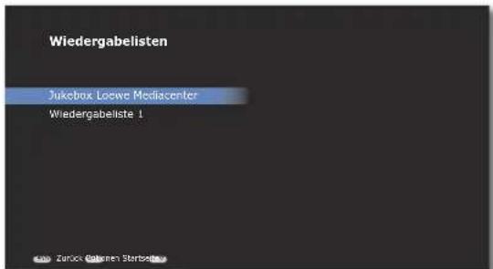 LOEWE Reference Mediacenter DR - Wiedergabelisten(iPod) - 2
