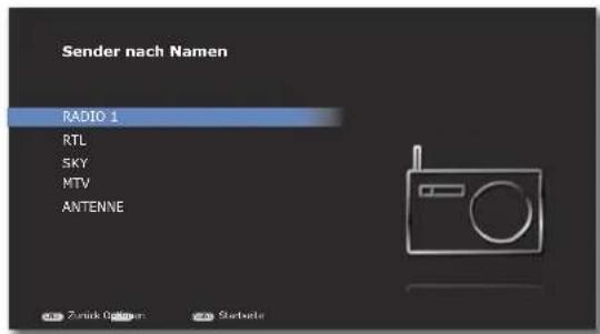 LOEWE Reference Mediacenter DR - Sender nach Namen/Frequenz - 2