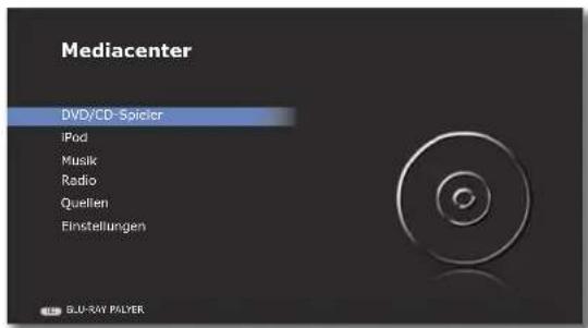LOEWE Reference Mediacenter DR - Hauptmenü - 1