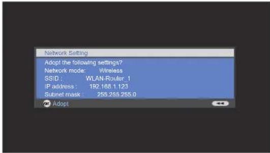 LOEWE Network Mediaplayer 1000 - Network Setting - 3