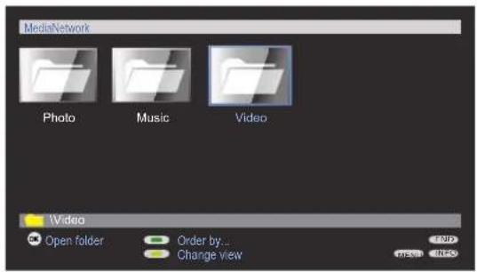 LOEWE Network Mediaplayer 1000 - Media overview – video operation - 2