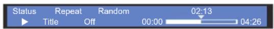 LOEWE Network Mediaplayer 1000 - Status bar - 1