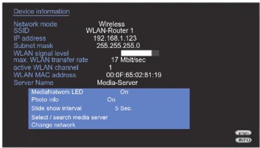 LOEWE Network Mediaplayer 1000 - Device information - 1