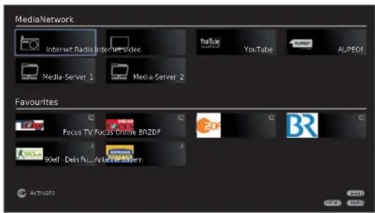 LOEWE MediaNetwork 2.0 - Internet Radio via vTuner - 2