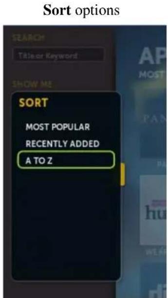 Sort options SEARCH Title or Keyword SHOW ME SORT MOST POPULAR RECENTLY ADDED A TO Z