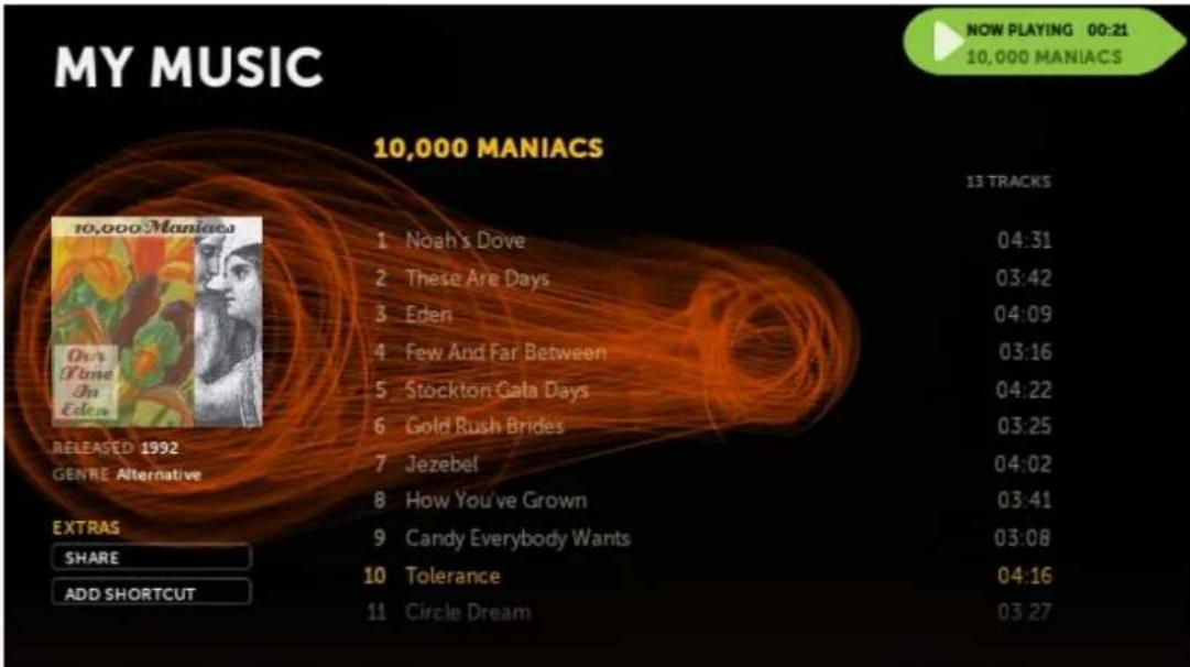 MY MUSIC NOW PLAYING 00:21 10,000 MANIACS 10,000 MANIACS One Time On Eden RELEASED 1992 GENRE Alternative EXTRAS SHARE ADD SHORTCUT 10,000 MANIACS 13 TRACKS 1 Noah's Dove 04:31 2 These Are Days 03:42 3 Eden 04:09 4 Few And Far Between 03:16 5 Stockton Gala Days 04:22 6 Gold Rush Brides 03:25 7 Jezebel 04:02 8 How You've Grown 03:41 9 Candy Everybody Wants 03:08 10 Tolerance 04:16 11 Circle Dream 03:27