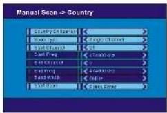Manual Scan -> Country Country Selection > Scan: 91 Start Menu: Start Menu: Start Menu: Start Menu: Start Menu: Start Menu: Start Menu: Start Menu: Start Menu: Start Menu: