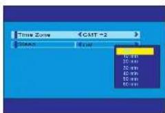 Time Zone Starts End 60 min 50 min 50 min 50 min 50 min